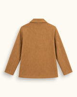 CHAQUETA EFECTO ANTE CAMEL