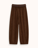 PANTALÓN EFECTO ANTE MARRÓN