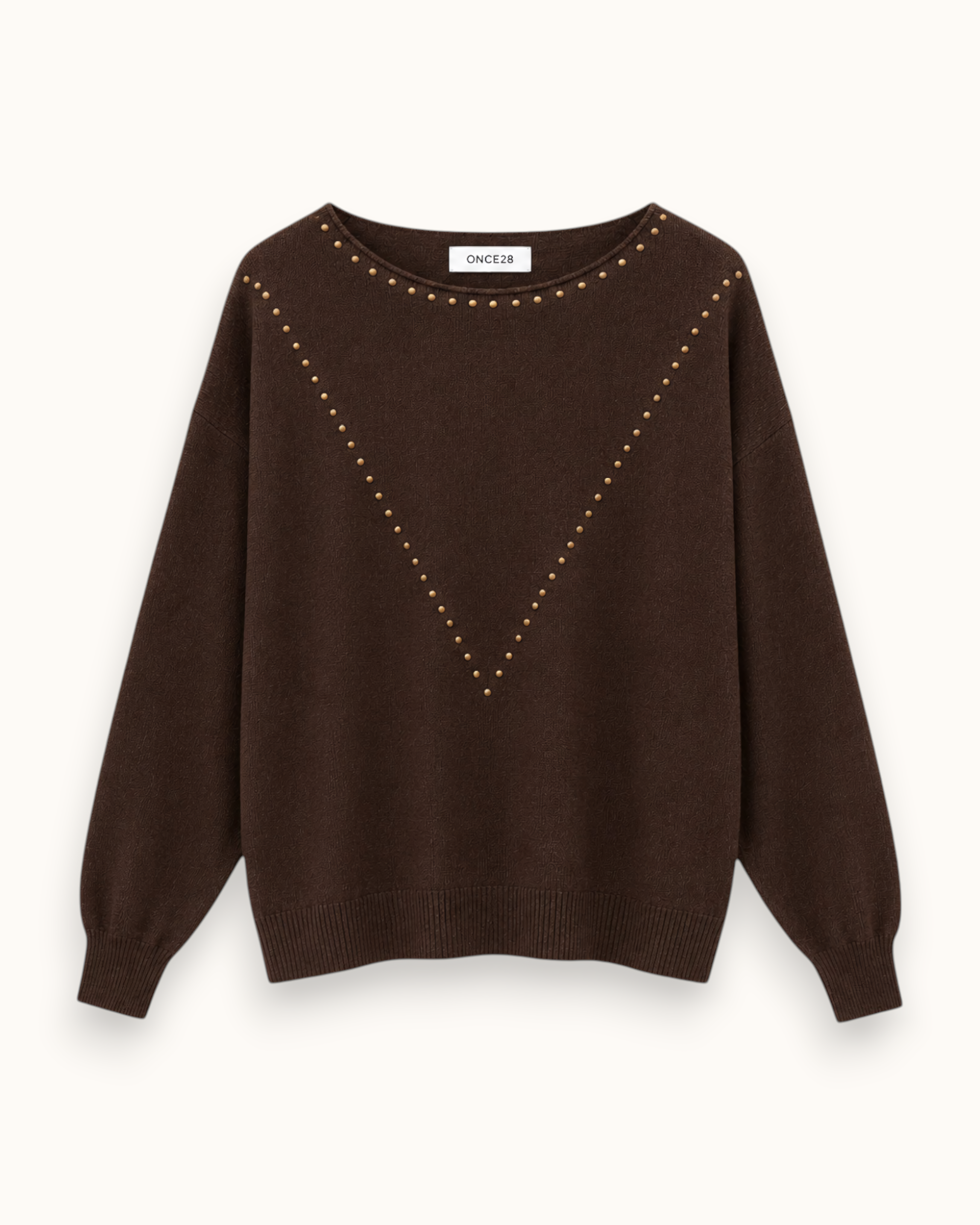 JERSEY TACHAS MARRÓN