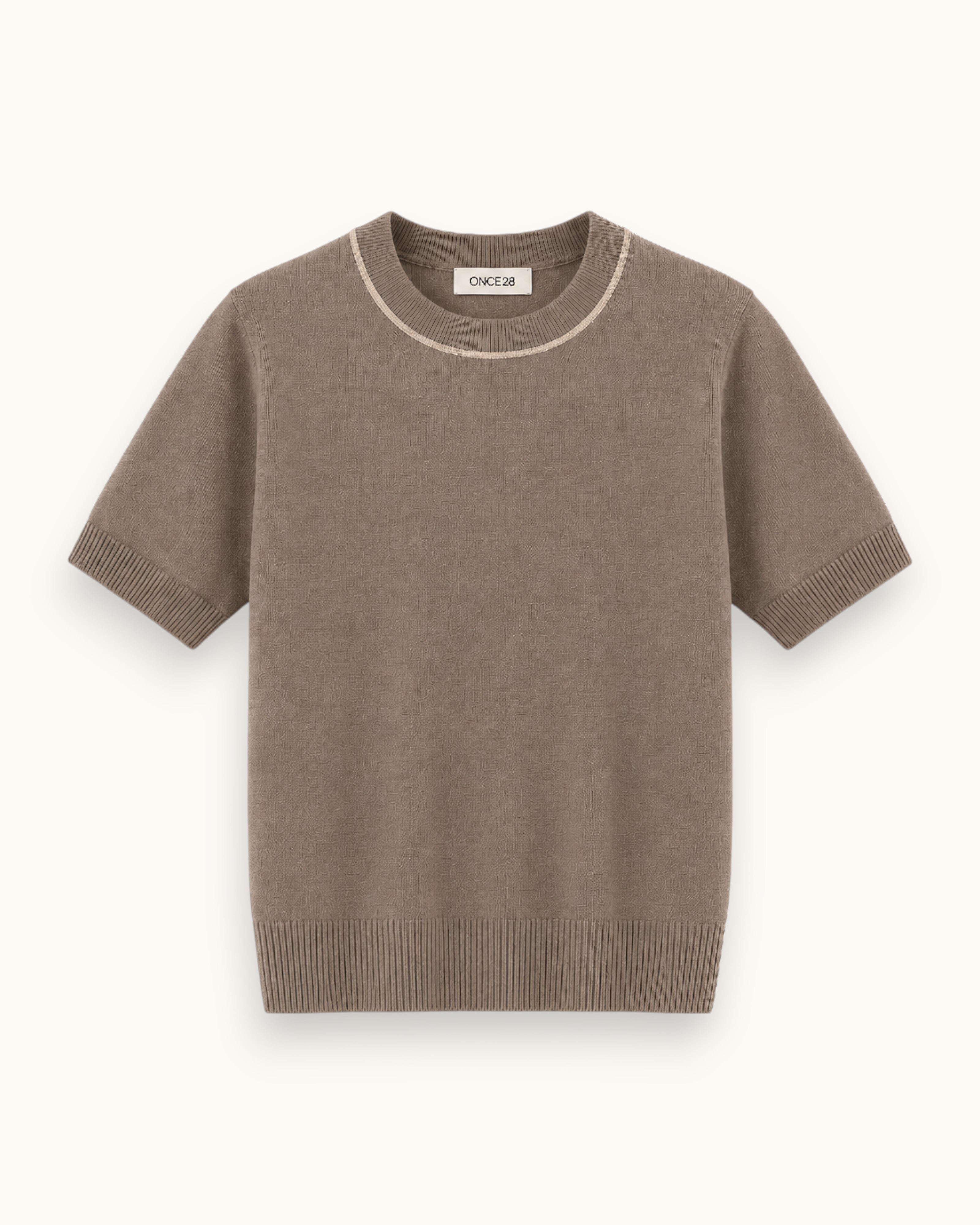 JERSEY FRANJA CUELLO TAUPE