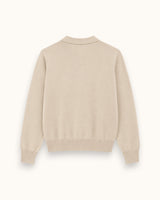 JERSEY CUELLO POLO BEIGE