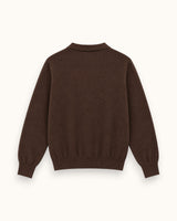 JERSEY CUELLO POLO MARRÓN