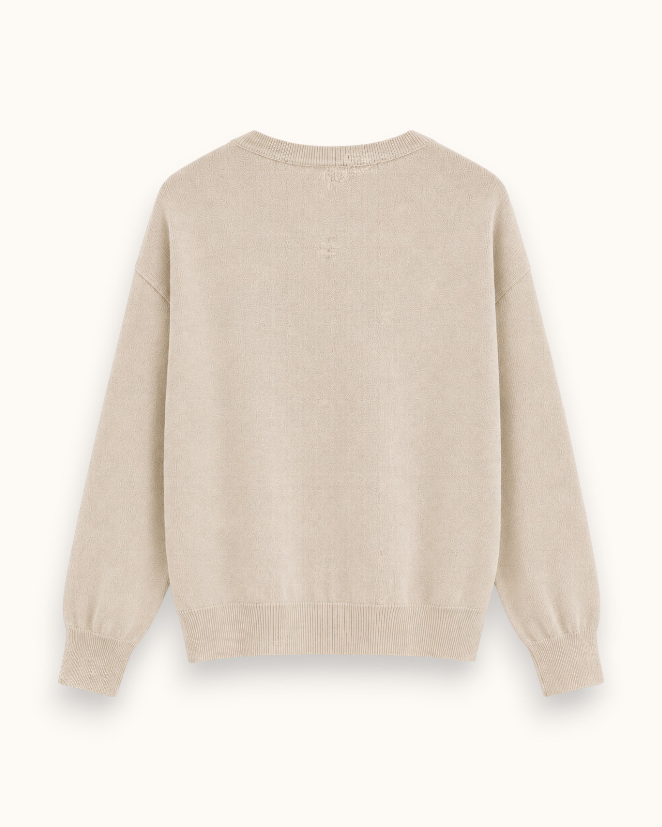 JERSEY BÁSICO PICO BEIGE