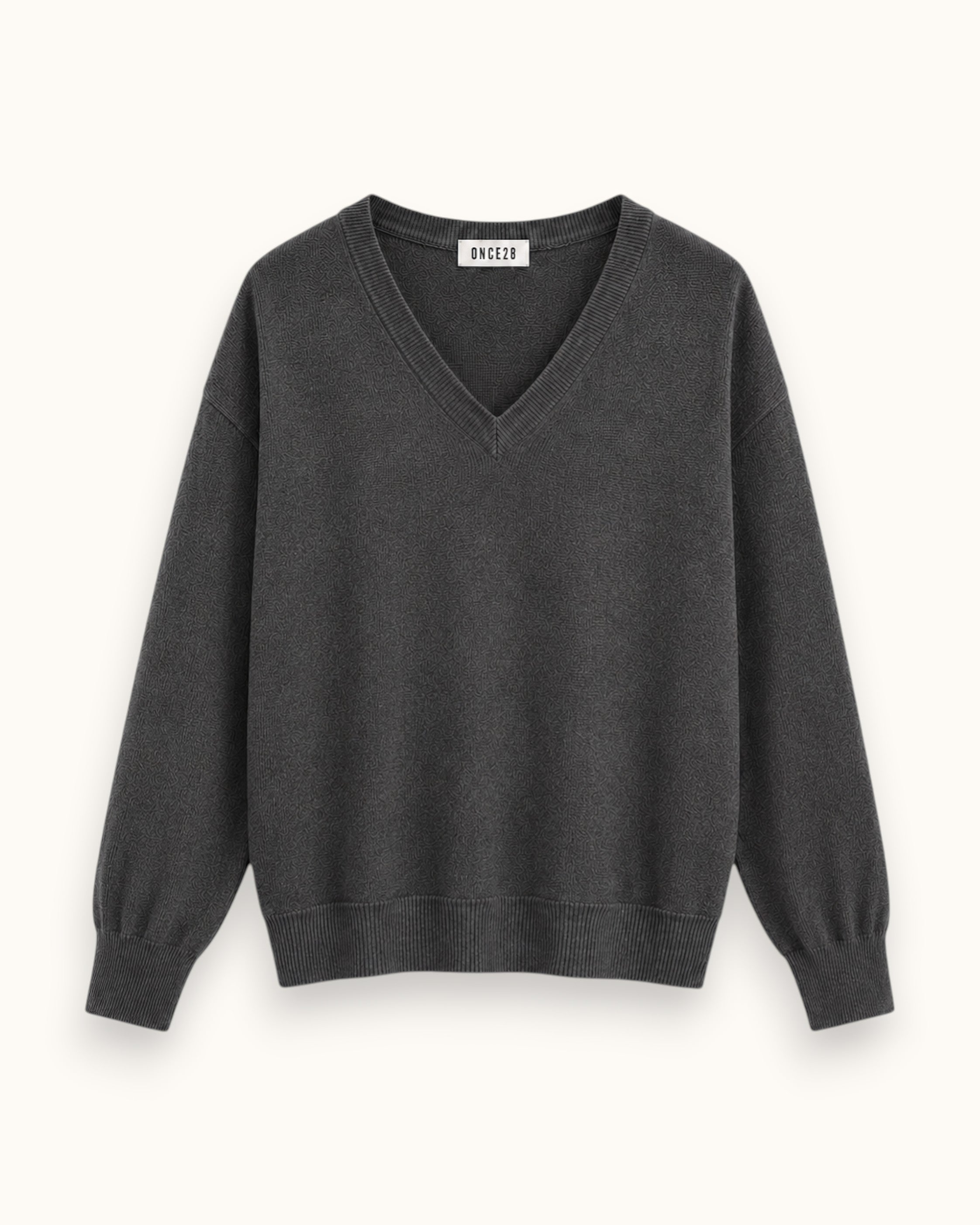 JERSEY BÁSICO PICO GRIS OSCURO
