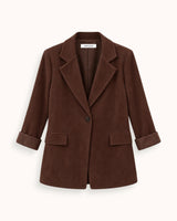 BLAZER EFECTO ANTE MARRÓN