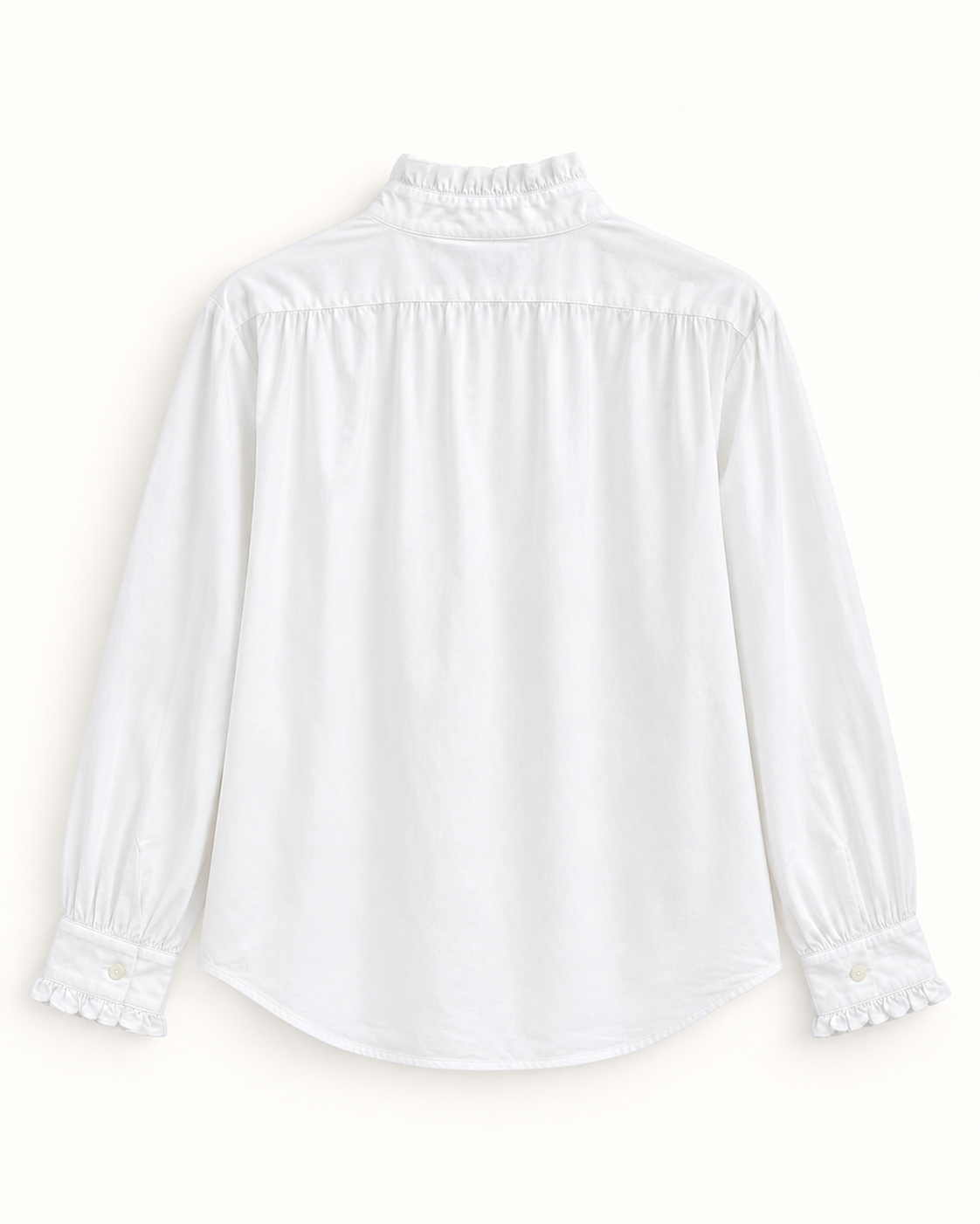 CAMISA VOLANTE BLANCA