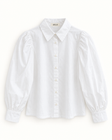 CAMISA MANGA ABULLONADA BLANCA
