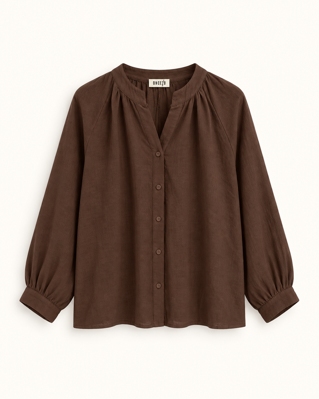 BLUSA MAO MARRÓN