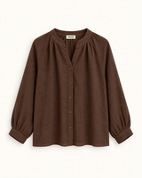 BLUSA MAO MARRÓN