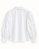 CAMISA MANGA ABULLONADA BLANCA