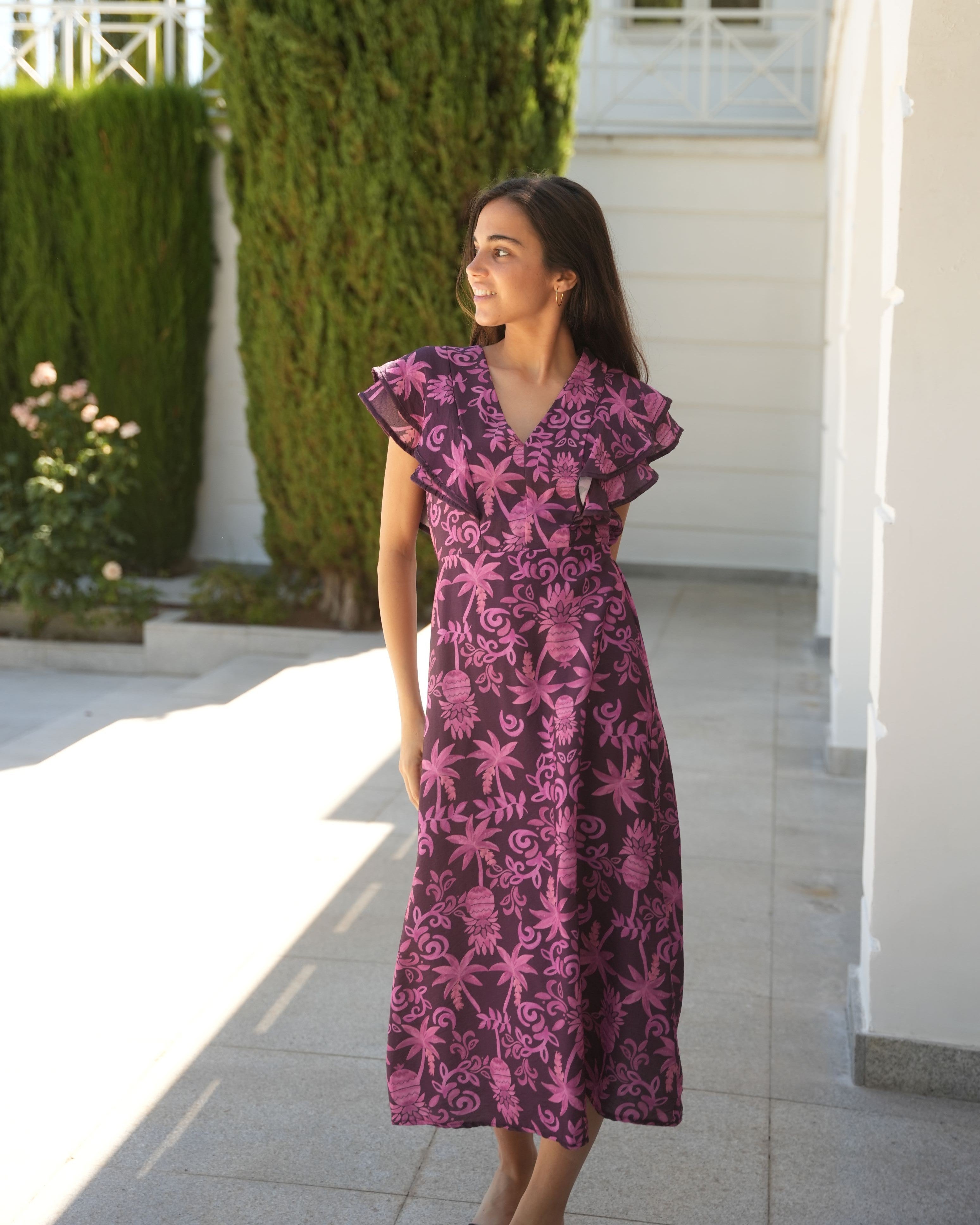 VESTIDO JEREZ BUGANVILLA - ONCE28