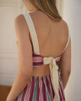 VESTIDO RAYAS LAZO - ONCE28