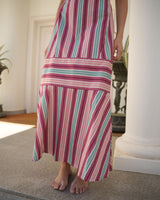 VESTIDO RAYAS LAZO - ONCE28