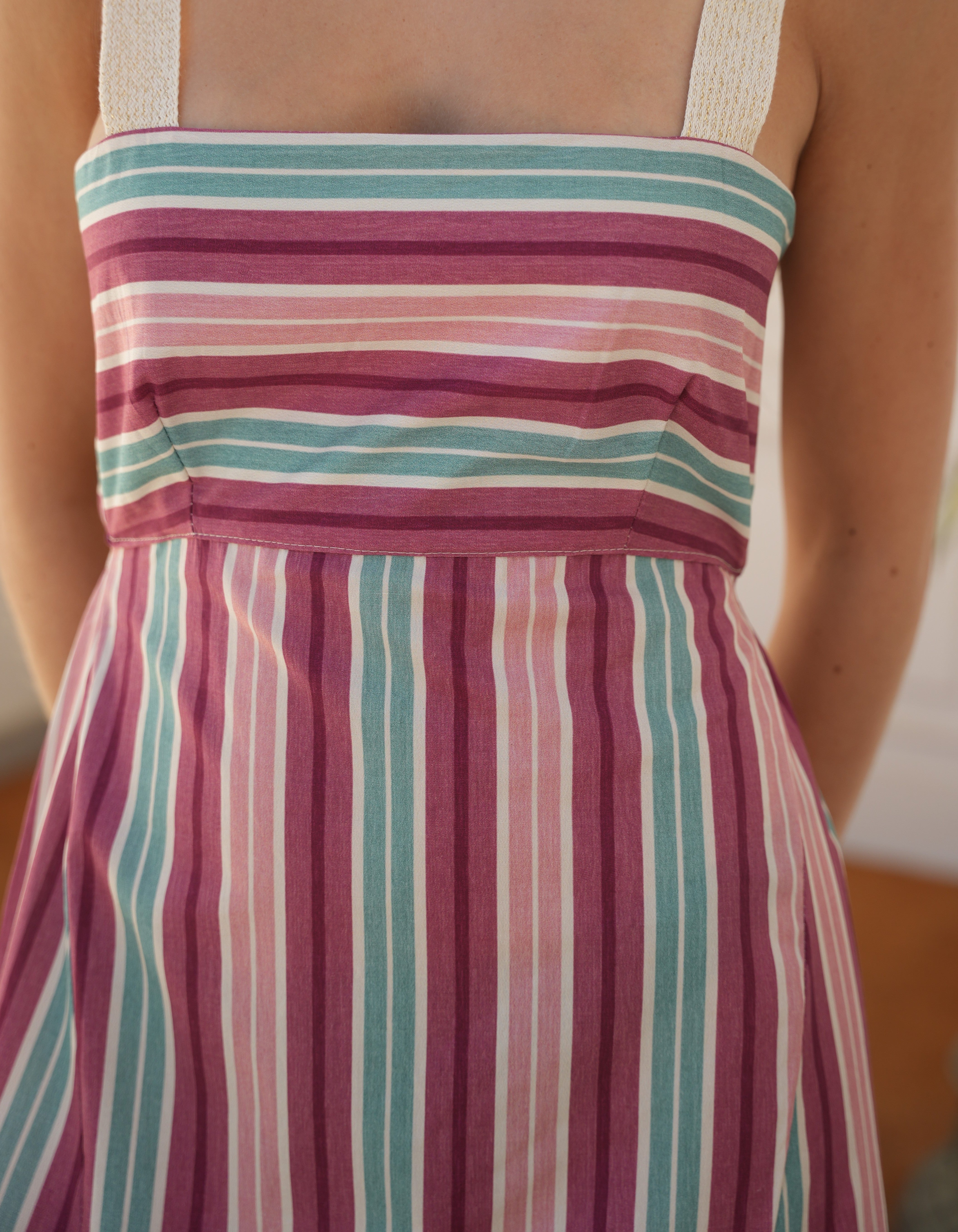 VESTIDO RAYAS COLORES - ONCE28