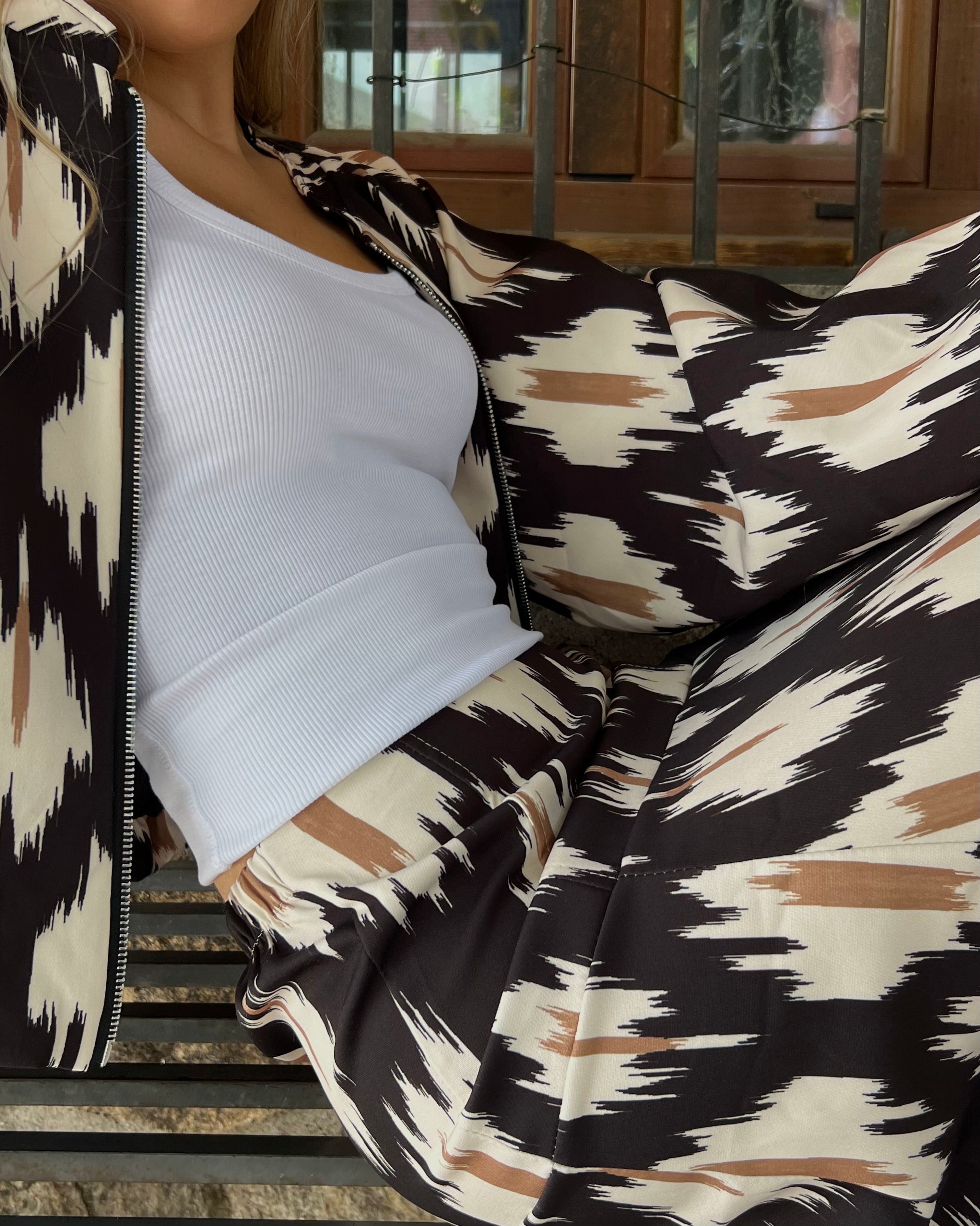 FALDAS ROMBOS NEGRA - ONCE28