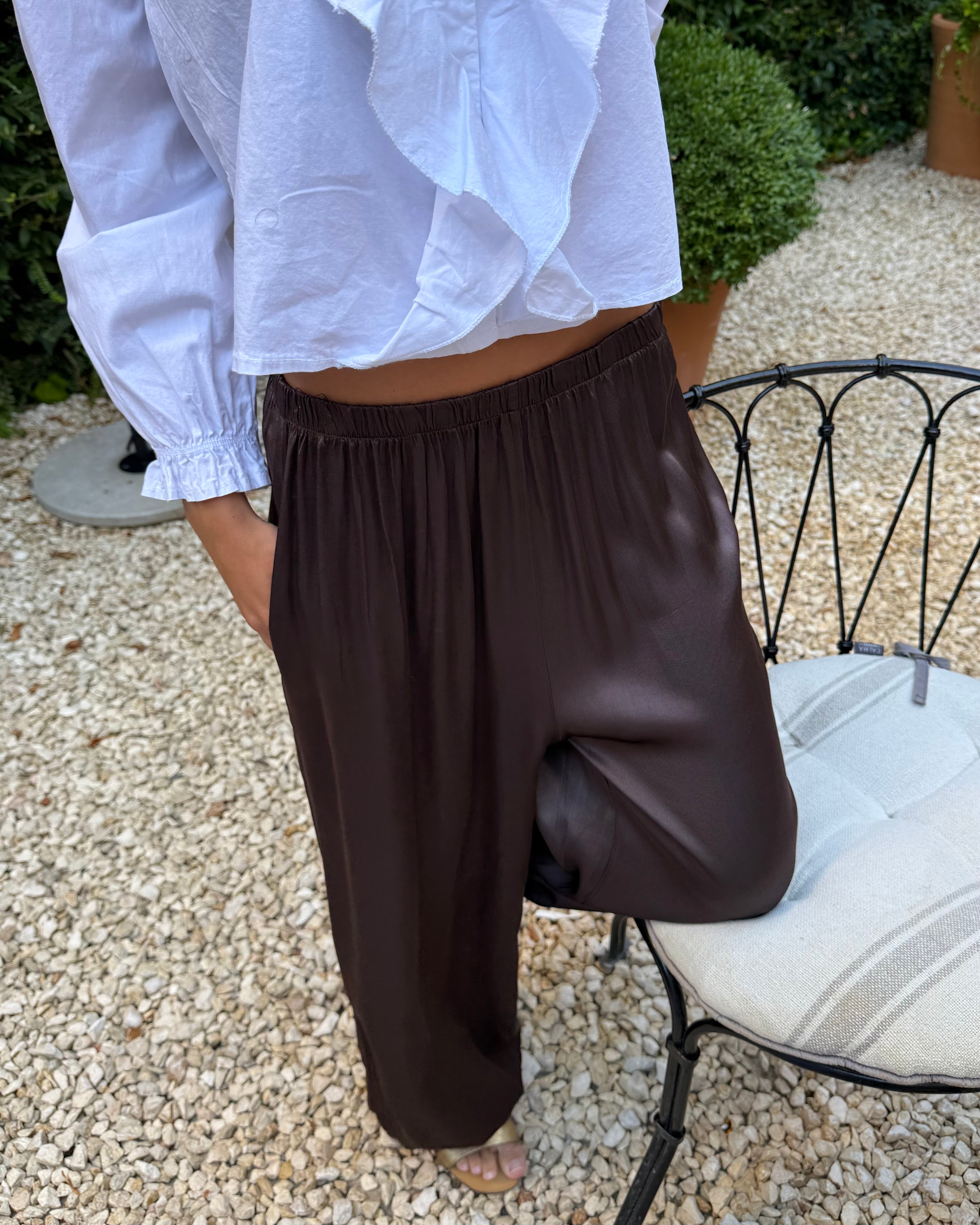 PANTALÓN BOMBACHO MARRÓN