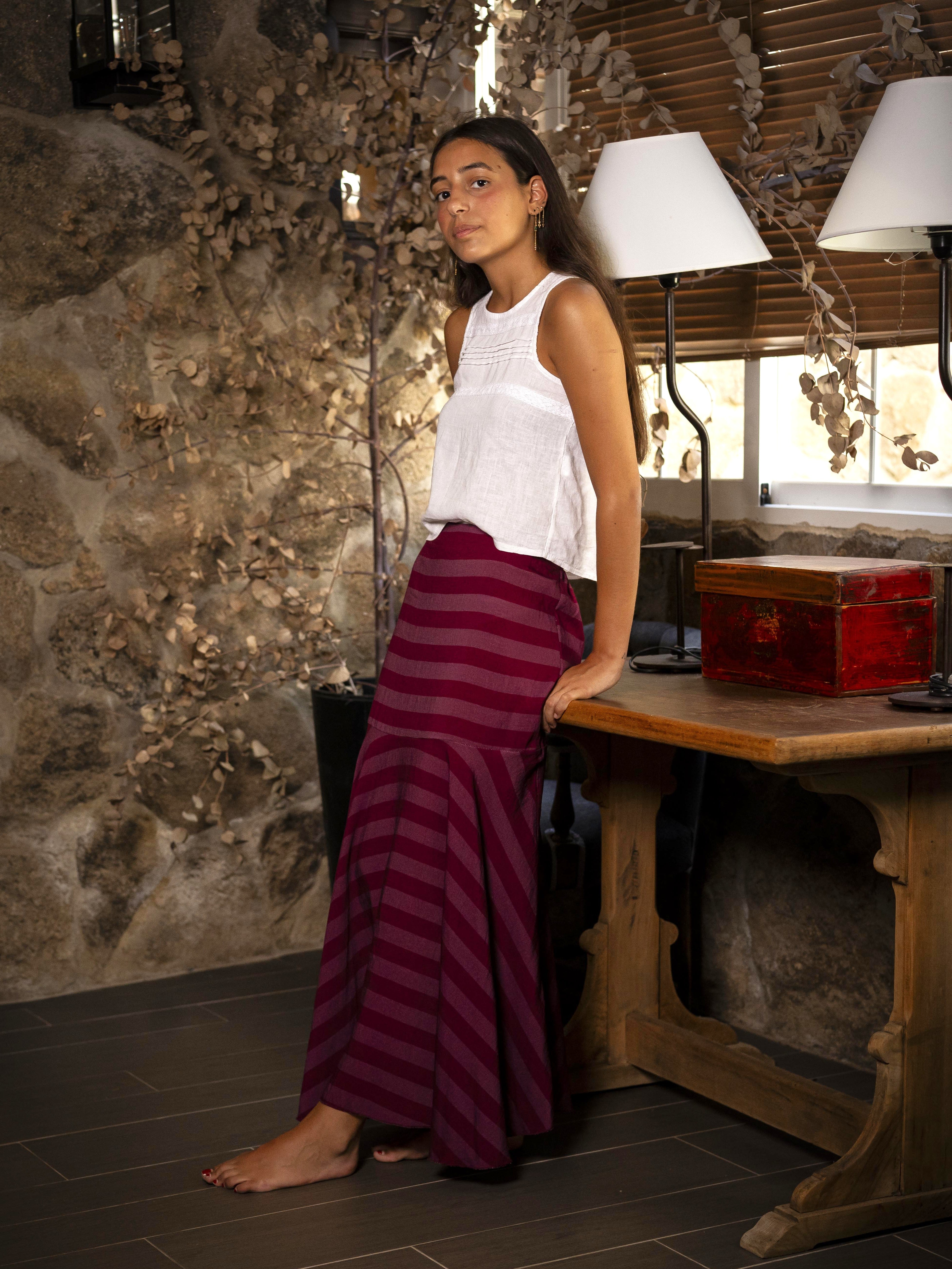 FALDA RAYAS BUGANVILLA