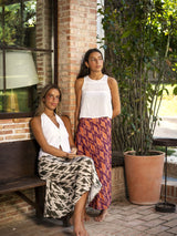 FALDA ESTAMPADA BUGANVILLA