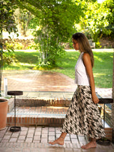 FALDA ESTAMPADA VERDE