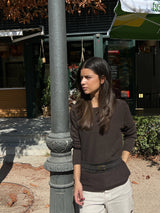 JERSEY BÁSICO MARRÓN - ONCE28