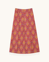 FALDA ESTAMPADA NARANJA  - ONCE28