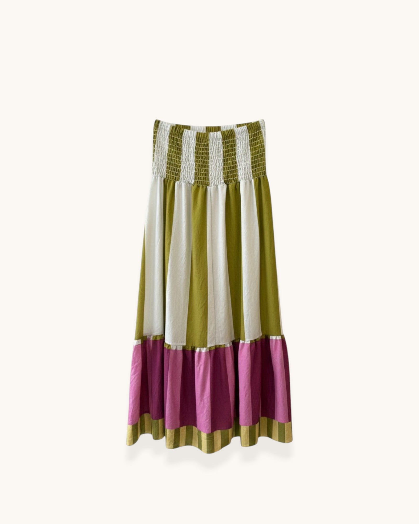 FALDA RAYAS VERDE - ONCE28