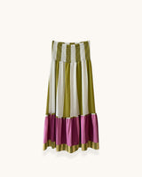 FALDA RAYAS VERDE - ONCE28