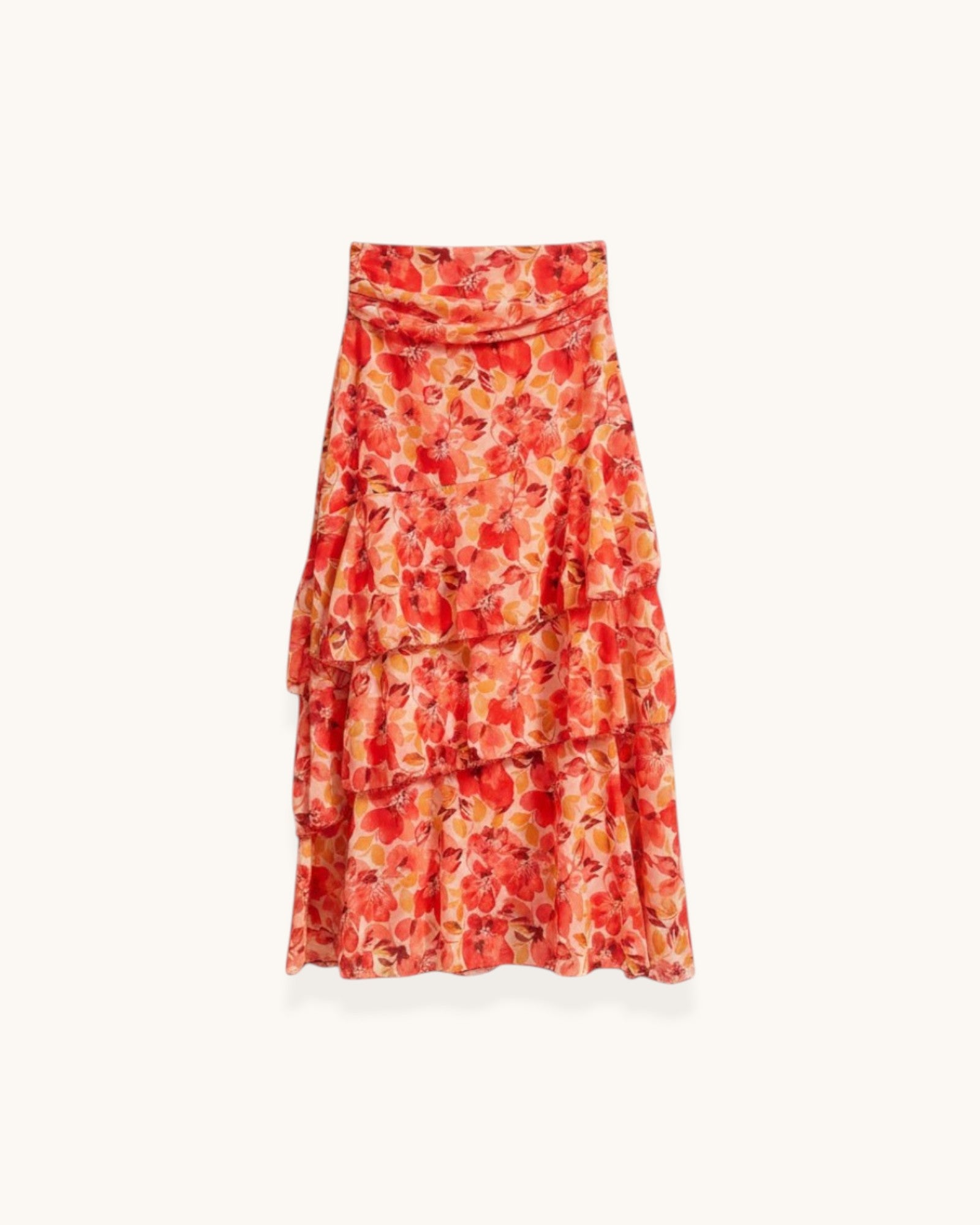FALDA ESTAMPADA VOLANTES- ONCE28