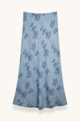 FALDA BORDADA AZUL  - ONCE28