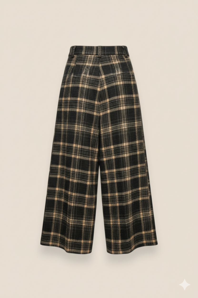 PANTALÓN CUADROS GRISES - ONCE28