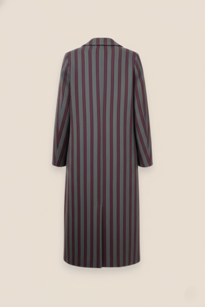 ABRIGO BOLSILLOS GRIS - ONCE28