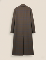 ABRIGO CUADROS MARRÓN - ONCE28