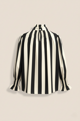 BLUSA CUELLO RAYAS - ONCE28