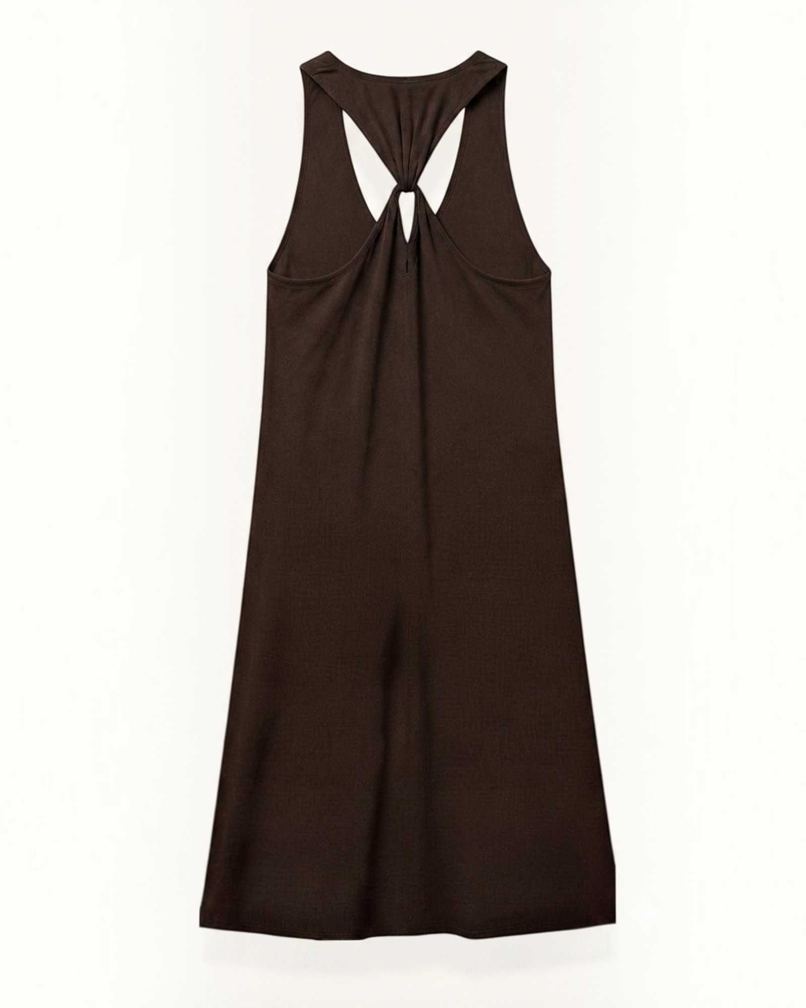 VESTIDO TACHAS MARRÓN- ONCE28