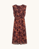 VESTIDO FLORES HOMBRERAS - ONCE28