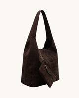 TOTE PIEL COCODRILO MARRÓN CHOCOLATE