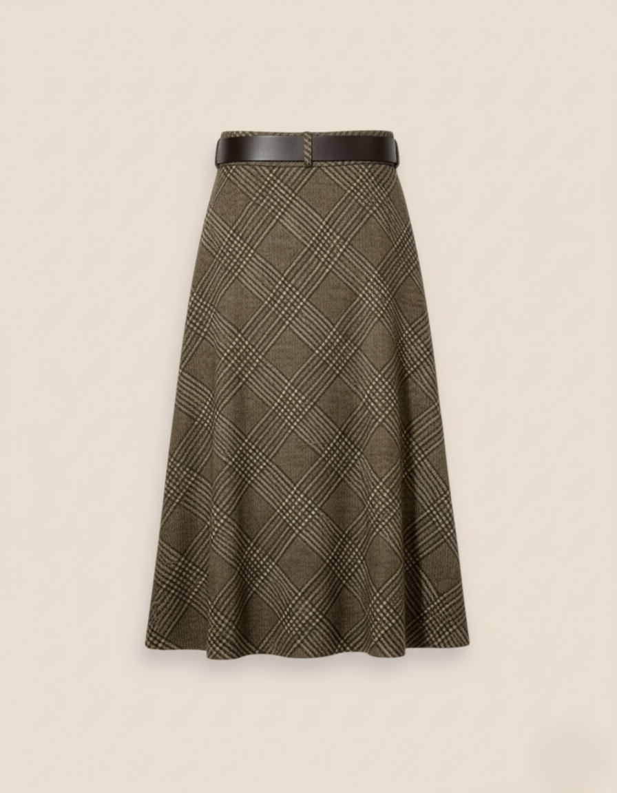 FALDA CINTURÓN CAQUI - ONE28