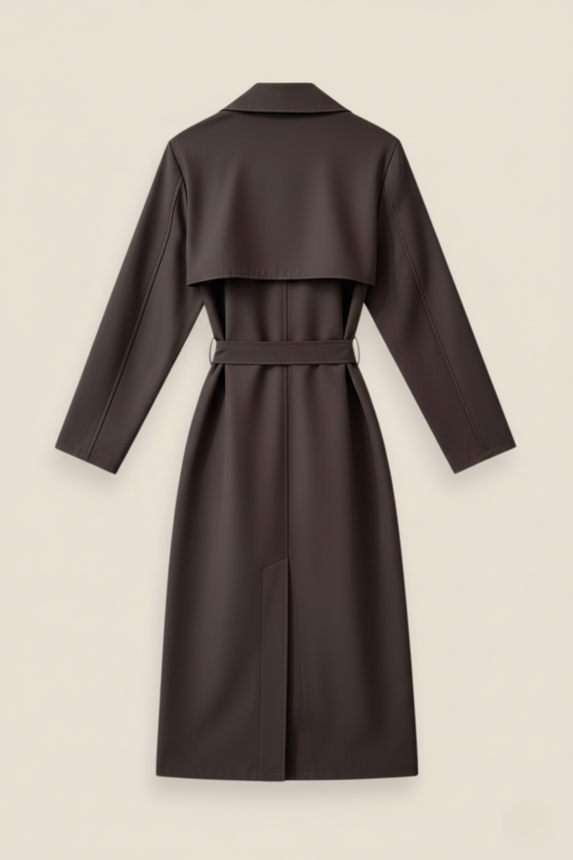 GABARDINA LARGA MARRÓN - ONCE28