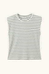 TOP CON HOMBRERAS RAYA GRIS - ONCE28