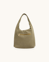 BOLSO BORLA VERDE- ONCE28
