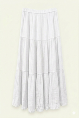 FALDA FLUIDA BLANCA - ONCE28