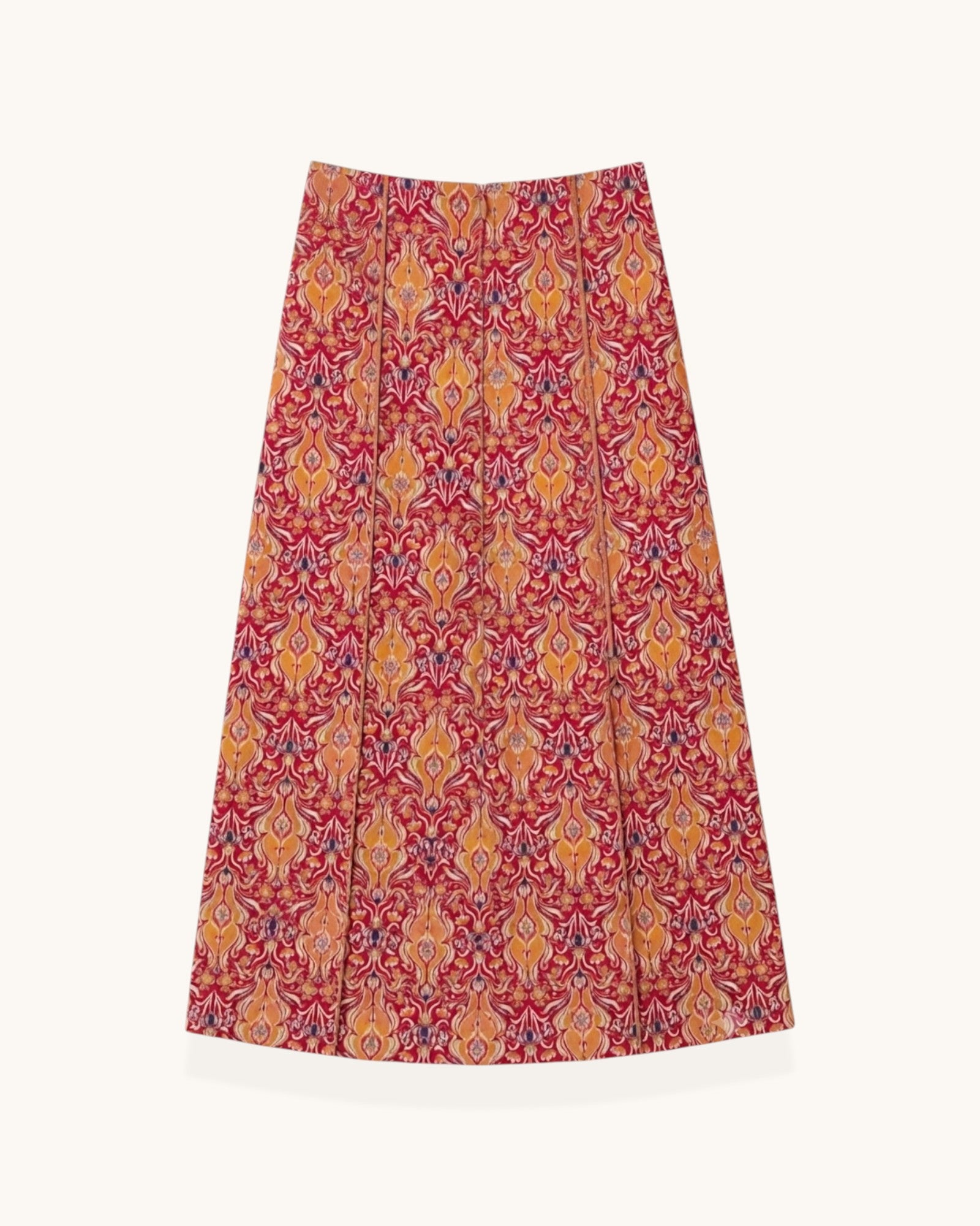 FALDA ESTAMPADA NARANJA  - ONCE28