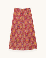 FALDA ESTAMPADA NARANJA  - ONCE28