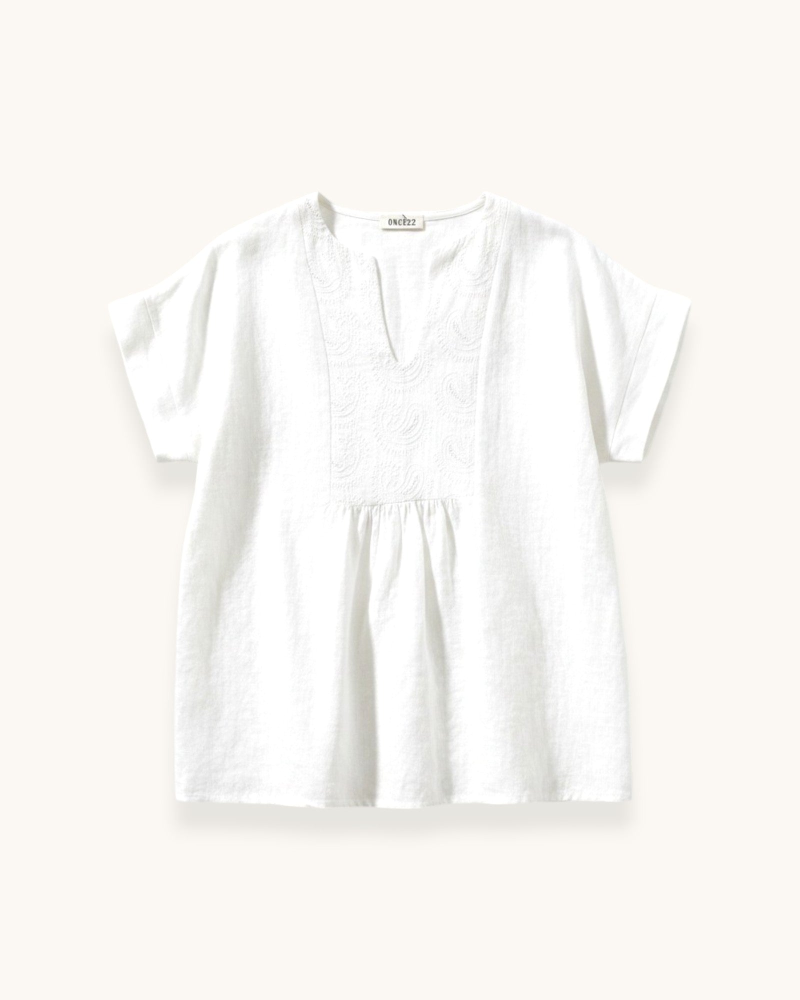BLUSA BORDADA BLANCA - ONCE28