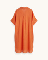 VESTIDO CAMISERO NARANJA - ONCE28