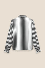 BLUSA RAYAS LAZO VERDE - ONCE28