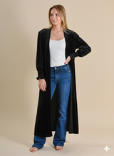 KIMONO TERCIOPELO NEGRO - ONCE28