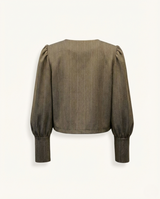 CHAQUETA HOMBROS MARRÓN - ONCE28