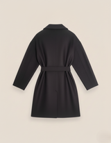 ABRIGO PAÑO CINTURÓN GRIS - ONCE28