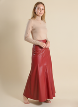 FALDA EFECTO PIEL ROJA - ONCE28